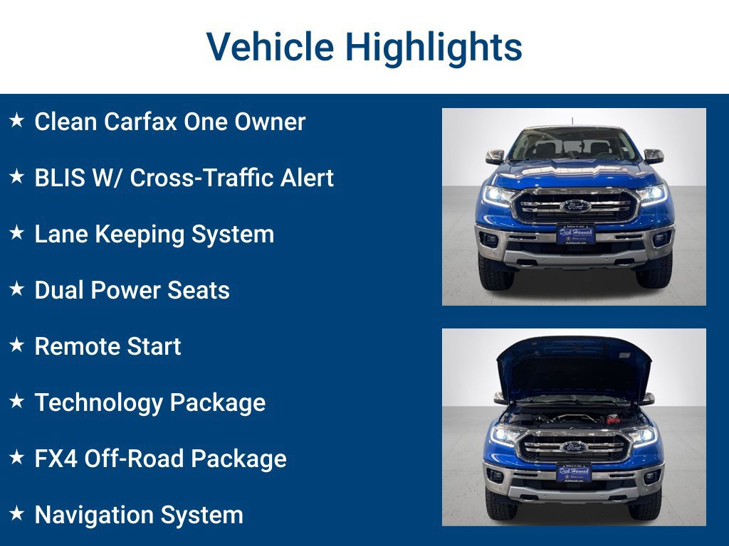 Used 2021 Ford Ranger Lariat w/ Equipment Group 501A High AWD/4WD image 3