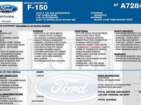 Used 2019 Ford F150 Lariat image 2