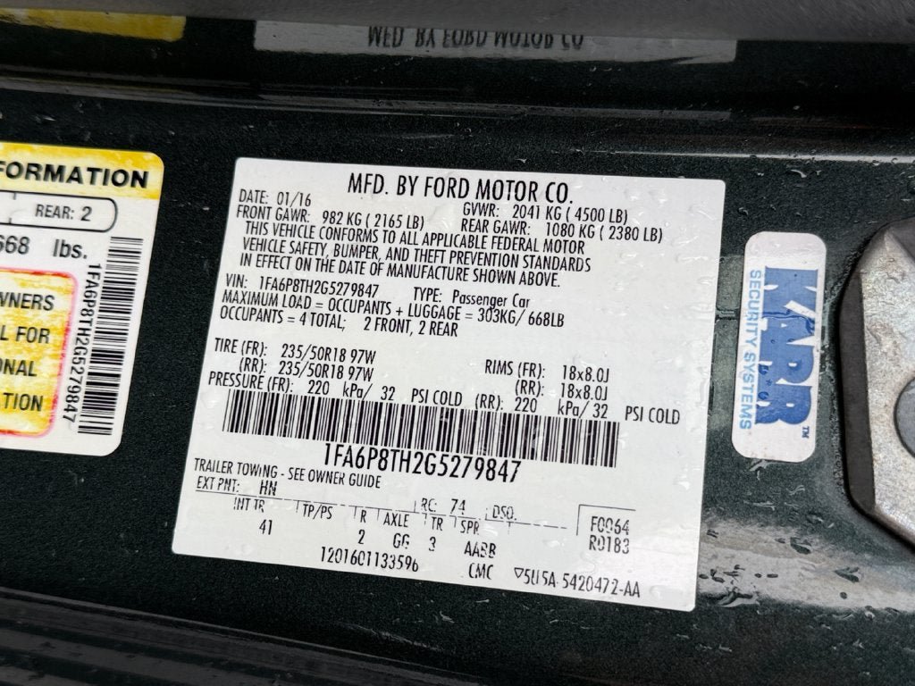 Used 2016 Ford Mustang Premium RWD image 37