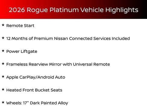New 2026 Nissan Rogue SV image 4