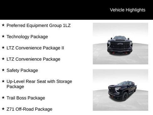 Used 2025 Chevrolet Silverado 2500 LTZ w/ Trail Boss Package AWD/4WD image 9