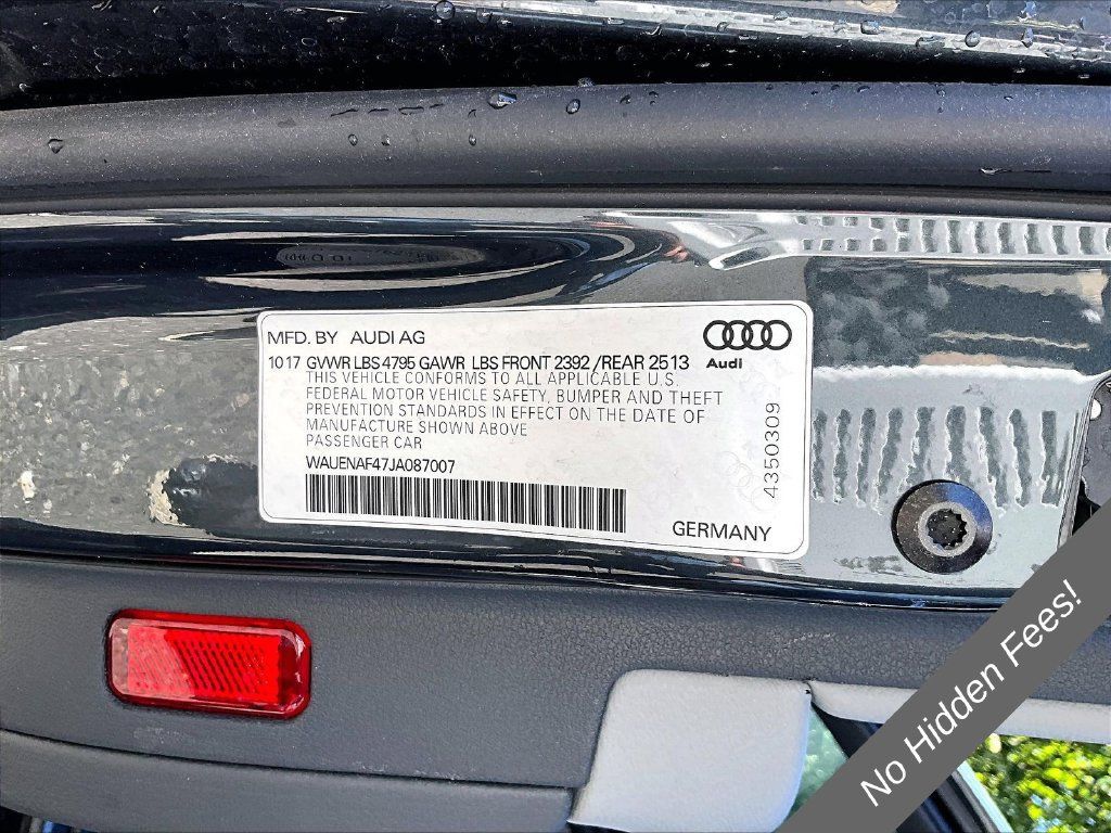 Used 2018 Audi A4 2.0T Premium Plus w/ Premium Plus Package AWD/4WD image 29