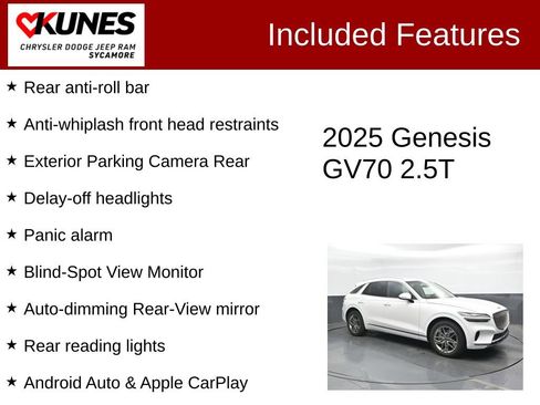 Used 2025 Genesis GV70 2.5T AWD/4WD image 4