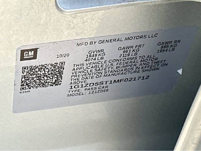 Used 2021 Chevrolet Malibu LT FWD image 33