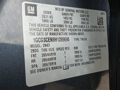 Certified 2017 Chevrolet Colorado LT w/ Luxury Package, Chrome image 19