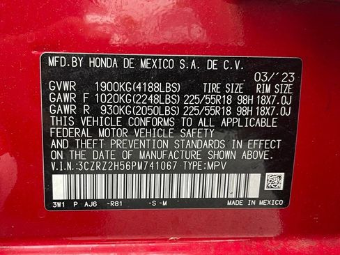 Used 2023 Honda HR-V Sport image 13