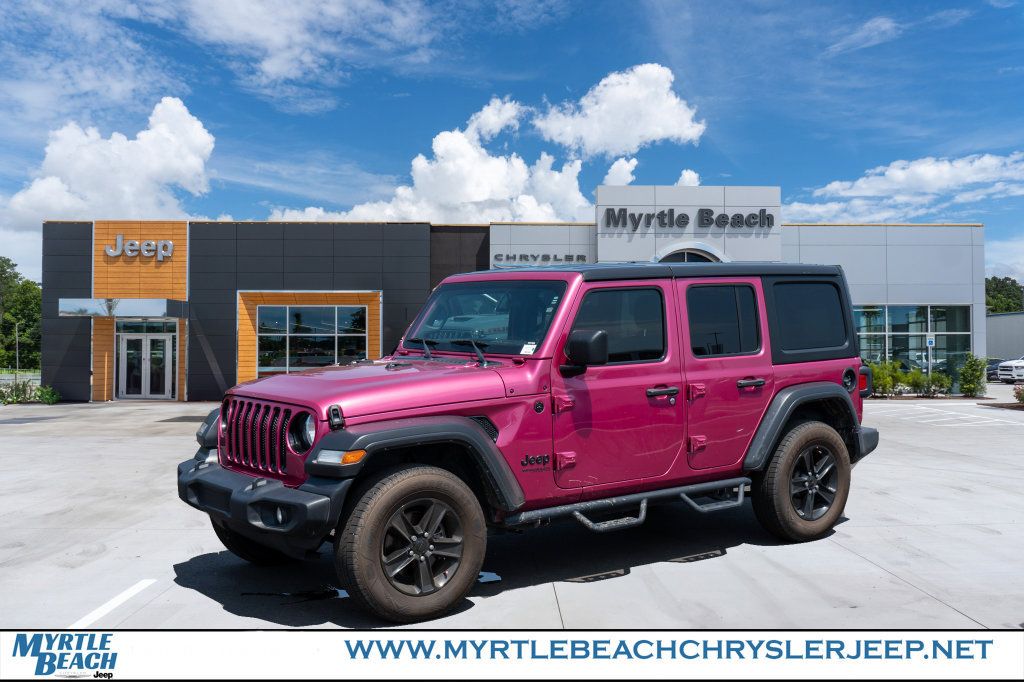 Certified 2022 Jeep Wrangler Unlimited Sport AWD/4WD image 1
