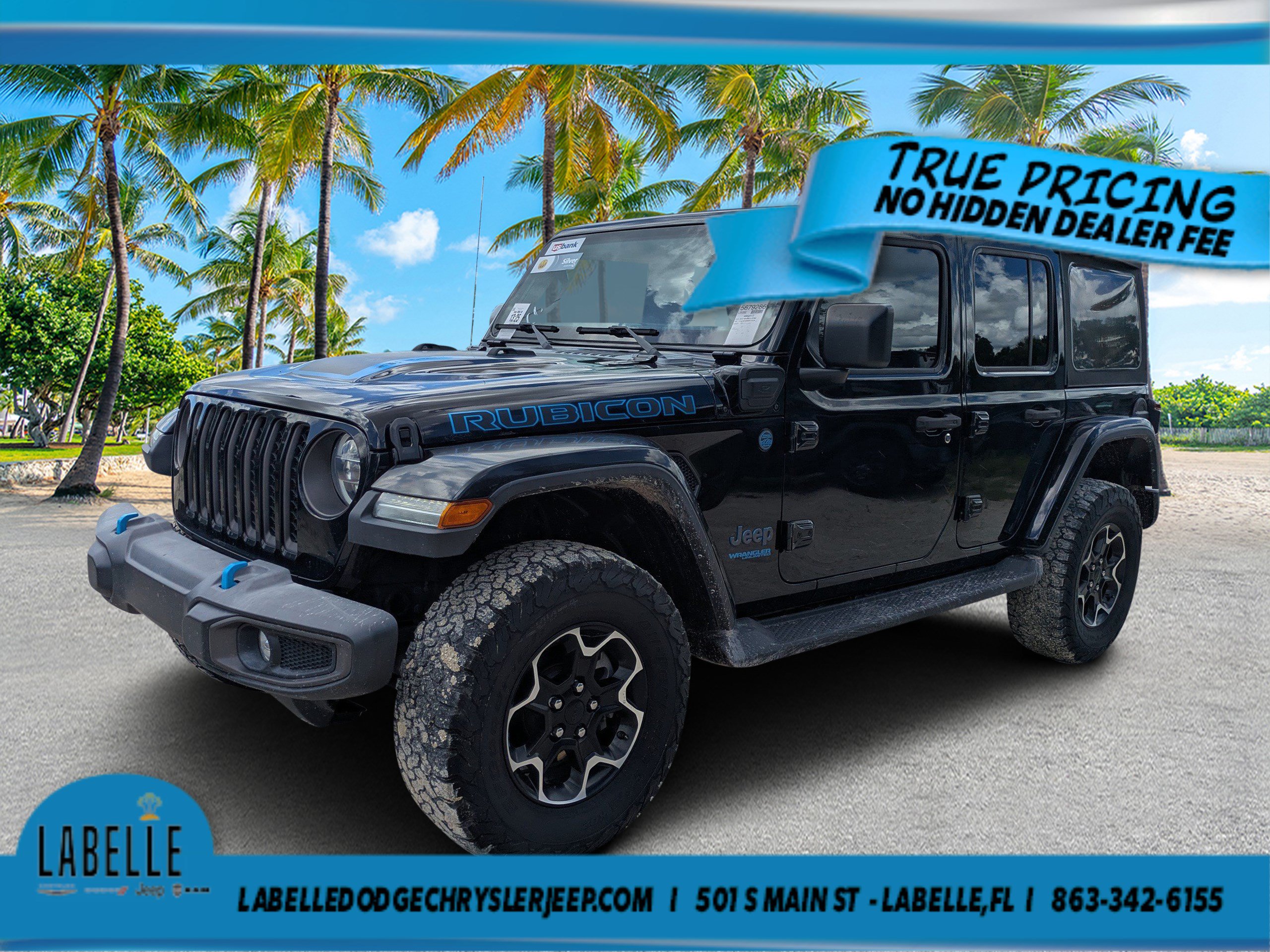 Used 2022 Jeep Wrangler Unlimited Rubicon 4xe AWD/4WD image 7
