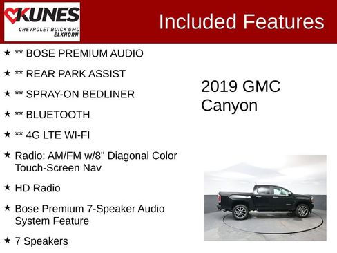 Used 2019 GMC Canyon Denali image 3