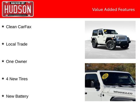 Used 2021 Jeep Wrangler Sport image 3
