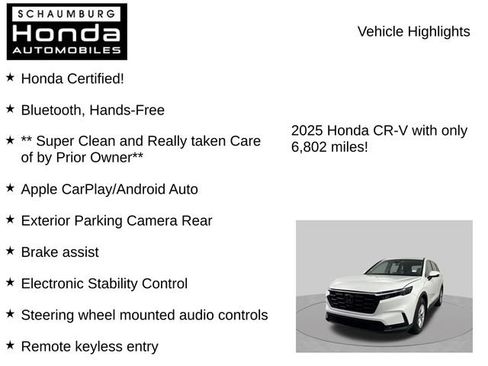 Certified 2025 Honda CR-V LX image 14