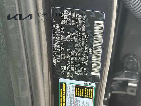 Certified 2024 Kia EV6 Light RWD image 30