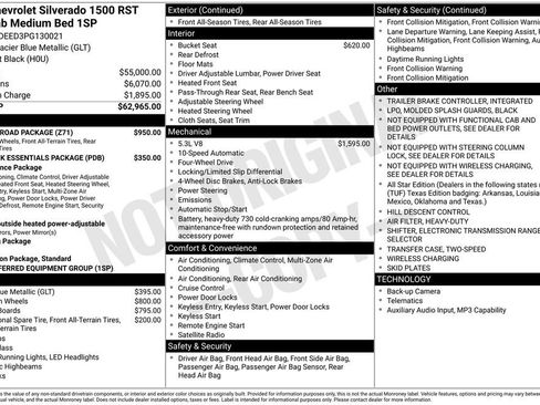 Certified 2023 Chevrolet Silverado 1500 RST w/ Z71 Off-Road Package AWD/4WD image 42