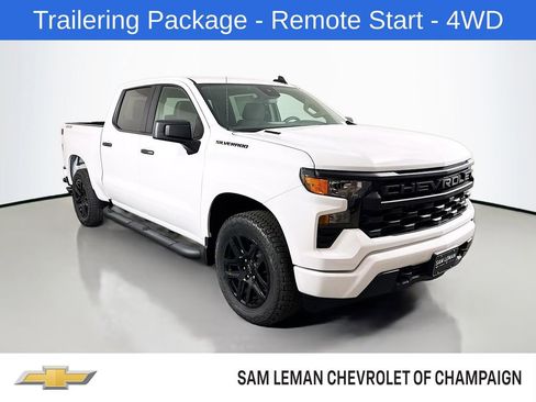 New 2026 Chevrolet Silverado 1500 Custom w/ Turbomax Blackout Package image 1