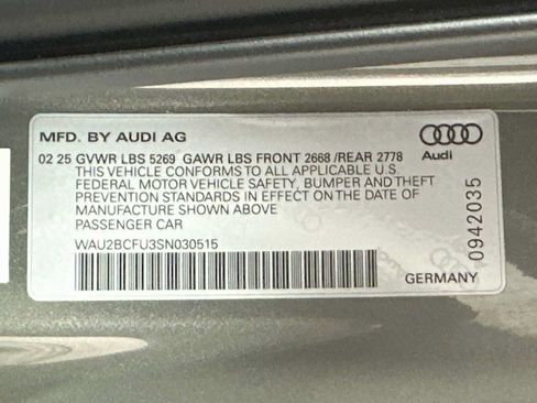 Certified 2025 Audi A5 2.0T Premium Plus w/ Premium Plus AWD/4WD image 30