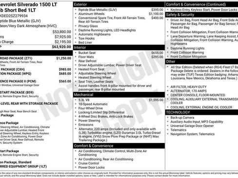 Used 2025 Chevrolet Silverado 1500 LT w/ Z71 Off-Road Package AWD/4WD image 6