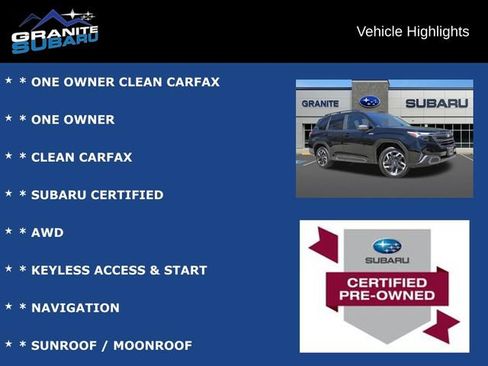 Used 2025 Subaru Forester Limited AWD/4WD image 2