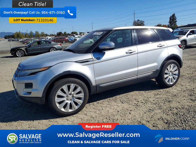 Used 2012 Land Rover Range Rover Evoque Pure Premium AWD/4WD image 1