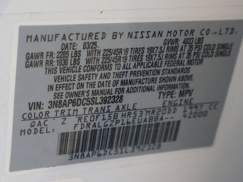 Used 2025 Nissan Kicks SR w/ SR Premium Package FWD image 56