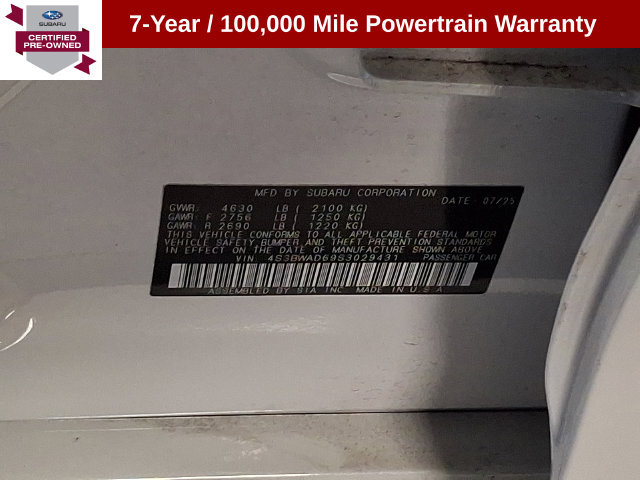 Certified 2025 Subaru Legacy Premium AWD/4WD image 25