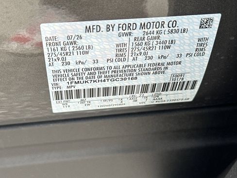 New 2026 Ford Explorer ST-Line w/ ST-Line Street Pack RWD image 30