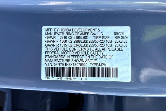 New 2026 Honda Pilot Elite image 8