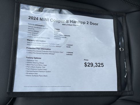 Used 2024 MINI Cooper S FWD image 16