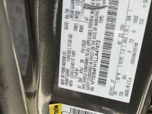 Used 2020 Ford Ranger Lariat w/ Equipment Group 501A Mid image 35