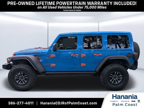 Used 2024 Jeep Wrangler Unlimited Rubicon w/ XTREMEE 35" Tire Package AWD/4WD image 6