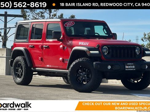 Used 2025 Jeep Wrangler Unlimited Sport S 4xe AWD/4WD image 1