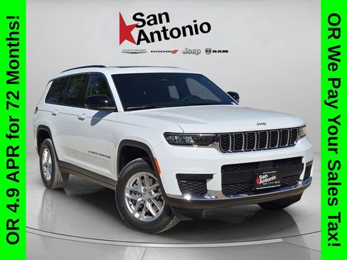 New 2025 Jeep Grand Cherokee L Laredo w/ Luxury Tech Group I RWD image 1