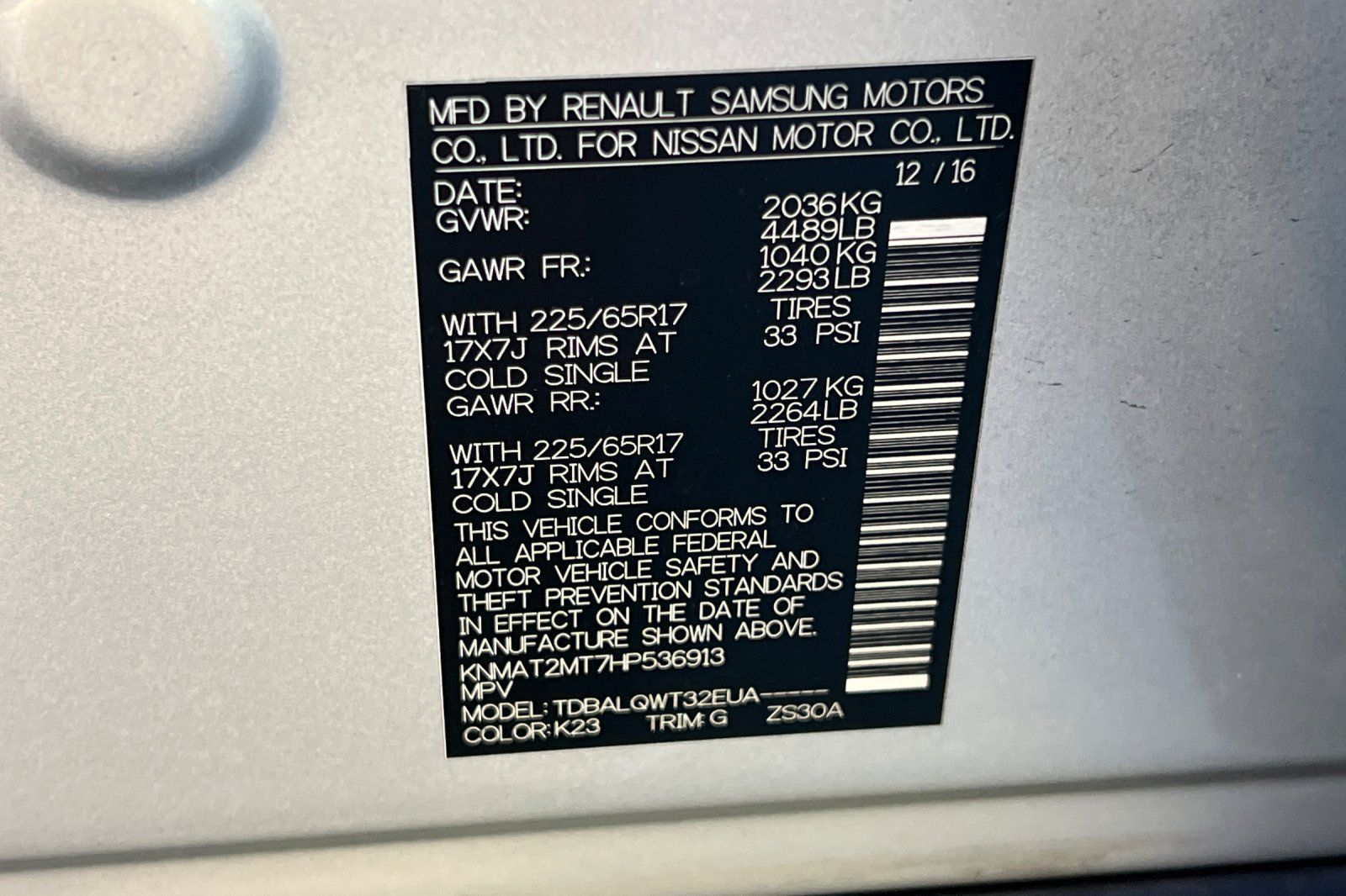 Used 2017 Nissan Rogue SV FWD image 28