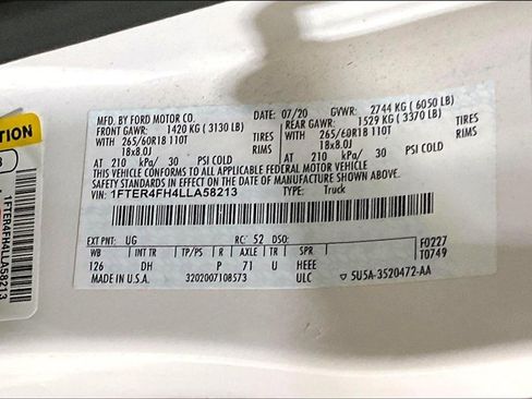 Used 2020 Ford Ranger Lariat w/ Technology Package image 30