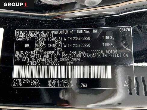 Used 2026 Toyota Highlander Platinum AWD/4WD image 37
