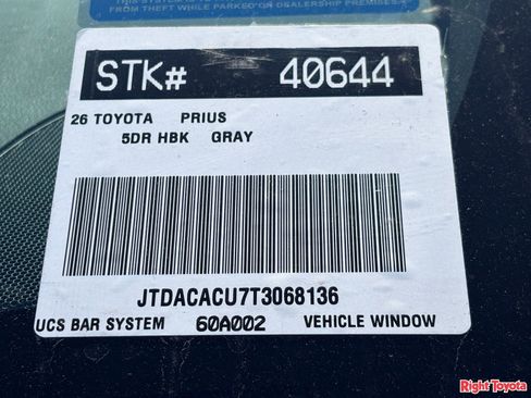 New 2026 Toyota Prius Plug-In Hybrid FWD image 22
