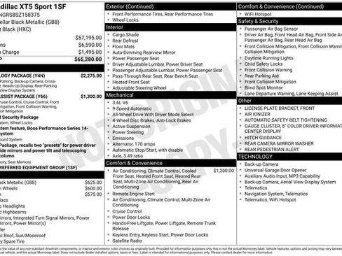 New 2025 Cadillac XT5 Sportv w/ Technology Package image 26