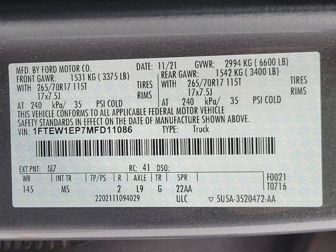 Used 2021 Ford F150 XLT w/ Equipment Group 301A Mid image 27