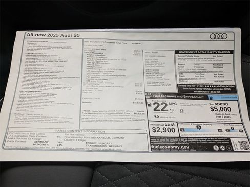 New 2025 Audi S5 Premium Plus image 18