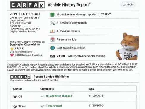 Used 2019 Ford F150 XLT w/ Equipment Group 302A Luxury image 5