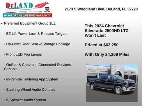 Used 2024 Chevrolet Silverado 2500 LTZ w/ LTZ Premium Package AWD/4WD image 30