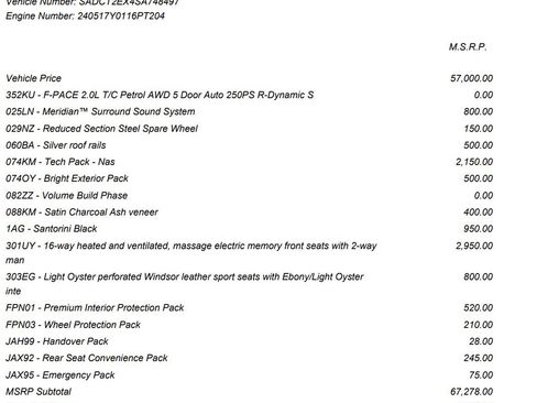 Used 2025 Jaguar F-PACE R-Dynamic S image 28