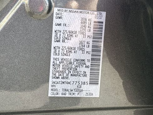 Used 2017 Nissan Rogue SL w/ SL Premium Package image 25