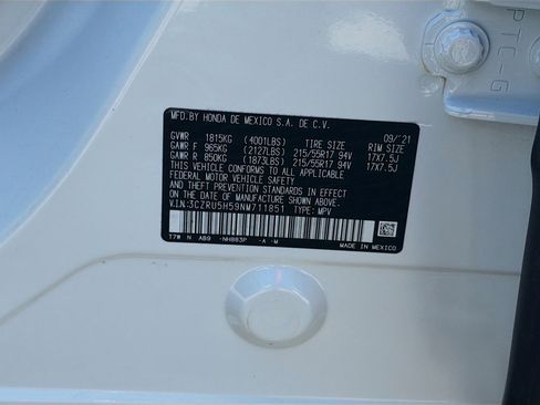 Certified 2022 Honda HR-V EX image 38