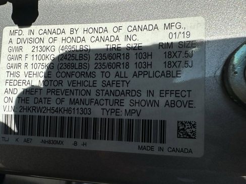 Used 2019 Honda CR-V EX image 44