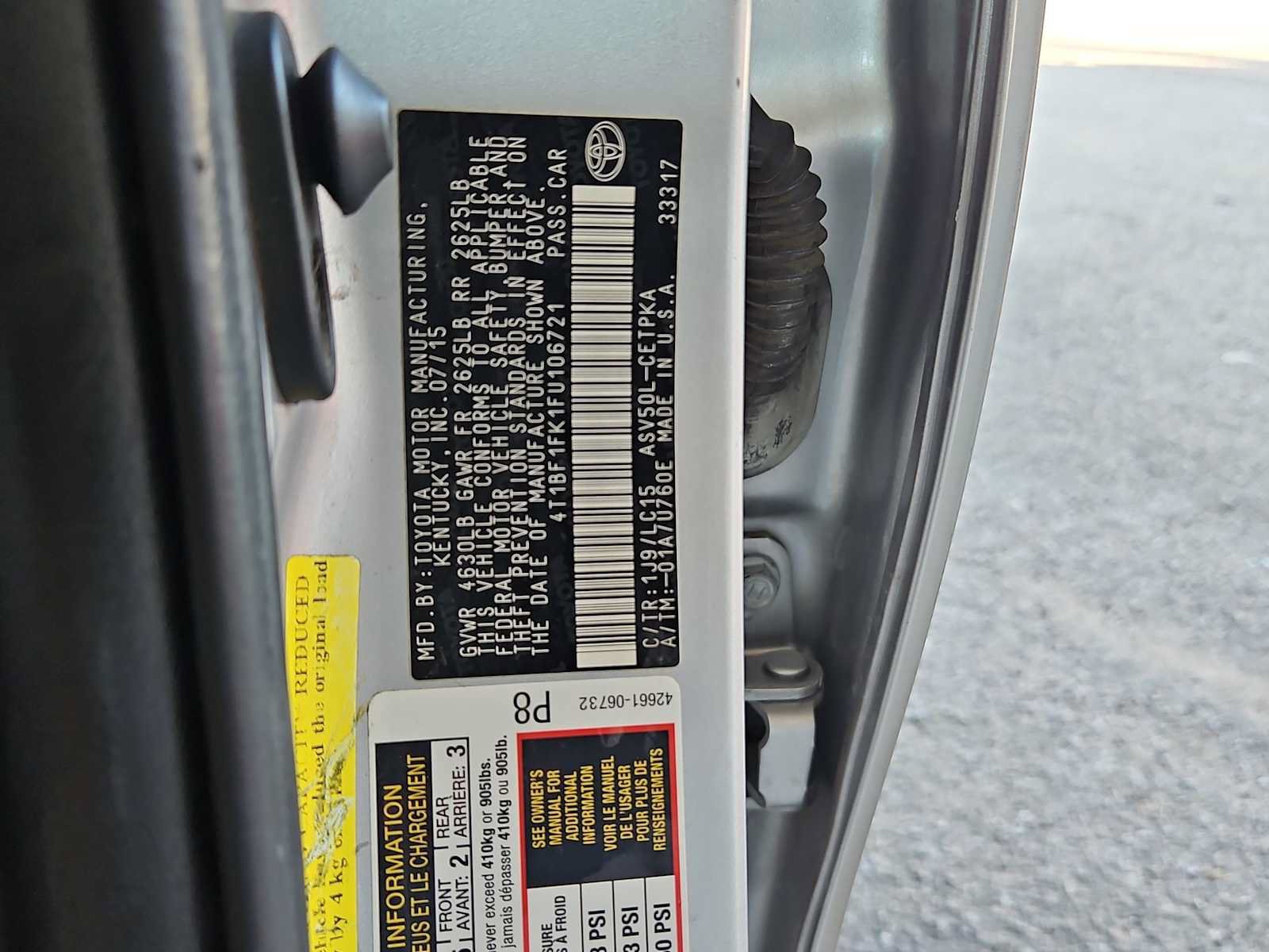 Used 2015 Toyota Camry XSE FWD image 28