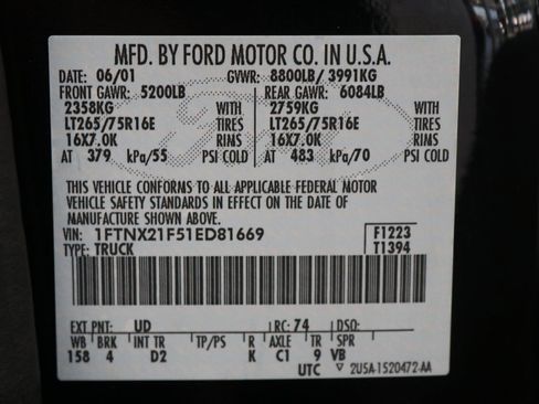 Used 2001 Ford F250 XLT image 94