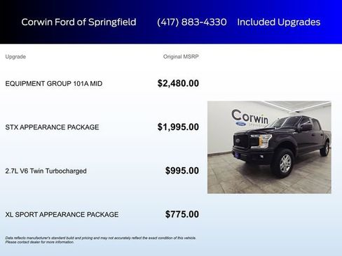 Certified 2020 Ford F150 XL w/ Equipment Group 101A Mid AWD/4WD image 5