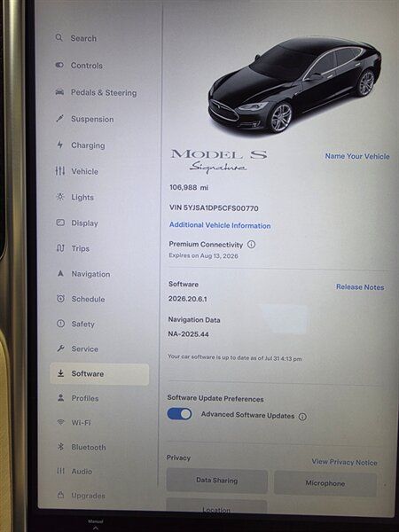 Used 2012 Tesla Model S Signature Performance RWD image 11
