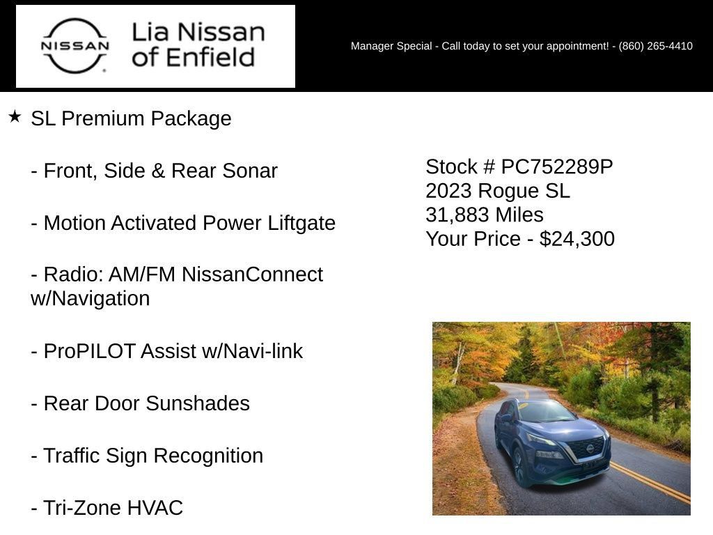 Used 2023 Nissan Rogue SL w/ SL Premium Package AWD/4WD image 5