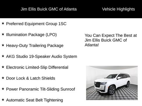 Used 2022 Cadillac Escalade Sport w/ LPO, Illumination Package image 5